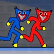 Stickman Huggy Party Duo
